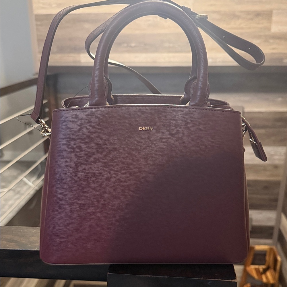 DKNY Plum Satchel Bag